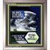 THE WORLD AND THEY THAT DWELL THEREIN   Bible Verse Framed for Home   (GWVICTOR5160)   "14x16"