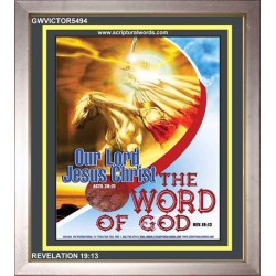 THE WORD OF GOD   Bible Verse Wall Art   (GWVICTOR5494)   