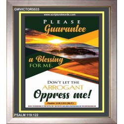 A BLESSING FOR ME   Scripture Art Prints   (GWVICTOR5533)   