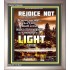 A LIGHT   Scripture Art Acrylic Glass Frame   (GWVICTOR6385)   "14x16"
