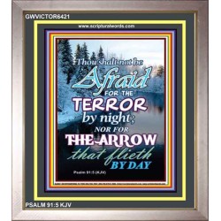 THE TERROR BY NIGHT   Printable Bible Verse to Framed   (GWVICTOR6421)   