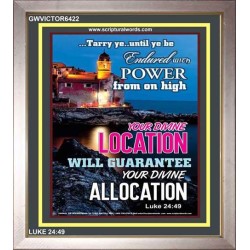 YOU DIVINE LOCATION   Printable Bible Verses to Framed   (GWVICTOR6422)   "14x16"