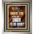 WHO IS GOING TO HARM YOU   Frame Bible Verse   (GWVICTOR6478)   "14x16"