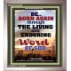 BE BORN AGAIN   Bible Verses Poster   (GWVICTOR6496)   