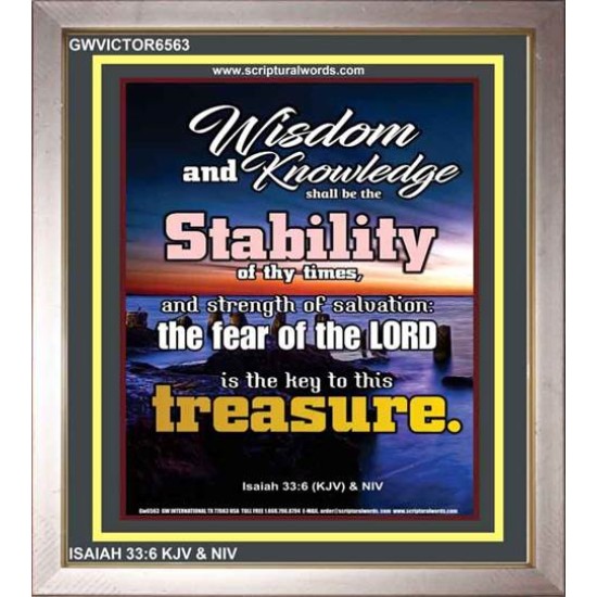 WISDOM AND KNOWLEDGE   Bible Verses    (GWVICTOR6563)   