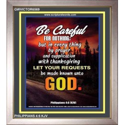 BE CAREFUL FOR NOTHING   Picture Frame   (GWVICTOR6569)   