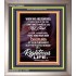 A RIGHTEOUS LIFE   Framed Hallway Wall Decoration   (GWVICTOR6601)   "14x16"