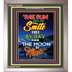 THE SUN SHALL NOT SMITE THEE   Christian Paintings Acrylic Glass Frame   (GWVICTOR6657)   