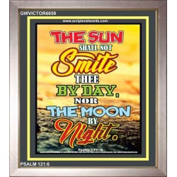 THE SUN SHALL NOT SMITE THEE   Christian Frame Wall Art   (GWVICTOR6659)   