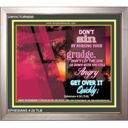 ANGER   Christian Quote Framed   (GWVICTOR6695)   