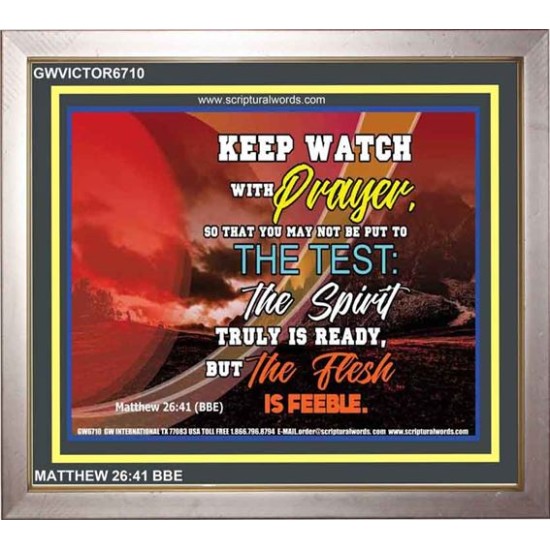 WATCH AND PRAY   Custom Biblical Painting   (GWVICTOR6710)   