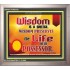 WISDOM   Framed Bible Verse   (GWVICTOR6782)   "16x14"