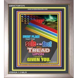 THE SOLE OF YOUR FEET   Christian Framed Art   (GWVICTOR7275)   