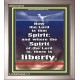 THE SPIRIT OF THE LORD GIVES LIBERTY   Scripture Wall Art   (GWVICTOR732)   