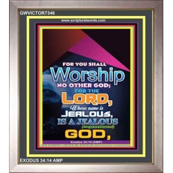 WORSHIP   Religious Art Frame   (GWVICTOR7346)   