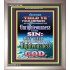 UNRIGHTEOUSNESS   Contemporary Christian Paintings Acrylic Glass frame   (GWVICTOR7369)   "14x16"