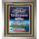 UNRIGHTEOUSNESS   Contemporary Christian Paintings Acrylic Glass frame   (GWVICTOR7369)   