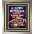 A RIGHTEOUS MAN   Bible Verses Framed for Home   (GWVICTOR7426)   "14x16"