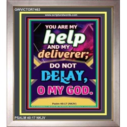 YOU ARE MY HELP   Frame Scriptures Dcor   (GWVICTOR7463)   