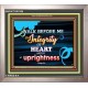 WALK IN INTEGRITY   Unique Bible Verse Frame   (GWVICTOR7559)   