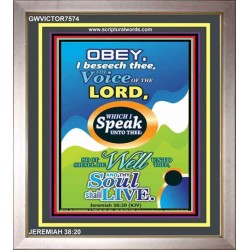 THE VOICE OF THE LORD   Contemporary Christian Poster   (GWVICTOR7574)   