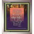 BE ABOVE AND NOT BENEATH   Encouraging Bible Verse Frame   (GWVICTOR761)   "14x16"