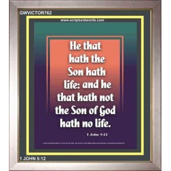 THE SONS OF GOD   Christian Quotes Framed   (GWVICTOR762)   