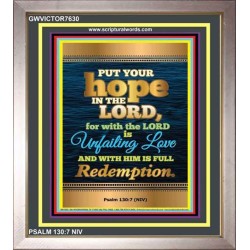 UNFAILING LOVE   Bible Scriptures on Love frame   (GWVICTOR7630)   "14x16"