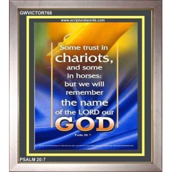 TRUST IN THE LORD   Christian Quote Frame   (GWVICTOR768)   "14x16"