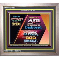 SALVATION FROM GOD   Bible Verses Frame    (GWVICTOR7861)   