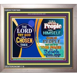 BE A SPECIAL PEOPLE   Scriptural Portrait Acrylic Glass Frame   (GWVICTOR7885)   