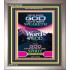 THE WORDS OF GOD   Framed Interior Wall Decoration   (GWVICTOR7987)   "14x16"