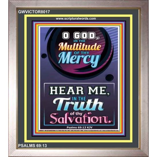 TRUTH OF THY SALVATION   Framed Bible Verses   (GWVICTOR8017)   