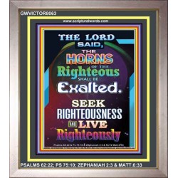 BE EXALTED   Bible Verses Framed Art Prints   (GWVICTOR8063)   