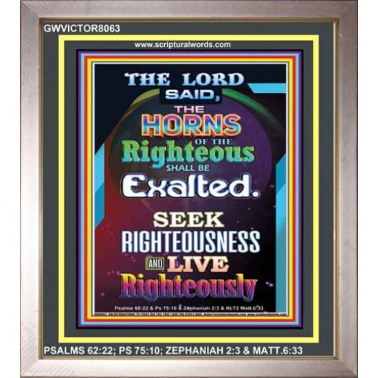 BE EXALTED   Bible Verses Framed Art Prints   (GWVICTOR8063)   