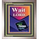 WAIT FOR THE LORD   Framed Scriptural Dcor   (GWVICTOR8069)   