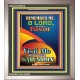 VIIST ME WITH YOUR SALVATION   Frame Scriptural Dcor   (GWVICTOR8070)   