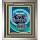 TURN AWAY FROM EVIL   Encouraging Bible Verses Framed   (GWVICTOR8082)   