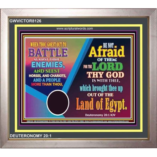 BE NOT AFRAID   Inspirational Bible Verses Framed   (GWVICTOR8126)   