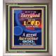 A GREAT AND AWSOME GOD   Framed Religious Wall Art    (GWVICTOR8149)   