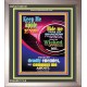 UNDER THE SHADOW OF THY WINGS   Scriptural Portrait Acrylic Glass Frame   (GWVICTOR8151)   