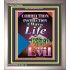 THE WAY TO LIFE   Scripture Art Acrylic Glass Frame   (GWVICTOR8200)   "14x16"