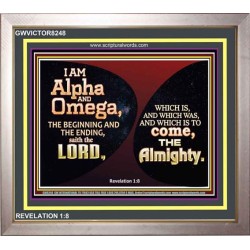 ALPHA AND OMEGA   Scripture Art   (GWVICTOR8248)   