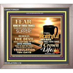 A CROWN OF LIFE   Large Frame   (GWVICTOR8251)   "16x14"