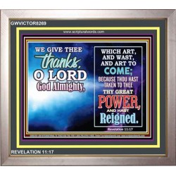 WE GIVE THANKS TO THEE   Scriptural Prints   (GWVICTOR8269)   