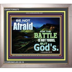 BE NOT AFRAID   Custom Framed Bible Verse   (GWVICTOR8273)   