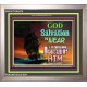 SALVATION IS NEAR   Framed Office Wall Decoration   (GWVICTOR8279)   