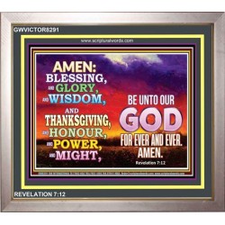 WORSHIP   Bible Verse Picture Frame Gift   (GWVICTOR8291)   
