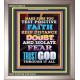 TRUST GOD AT ALL TIMES   Biblical Paintings Acrylic Glass Frame   (GWVICTOR8415)   