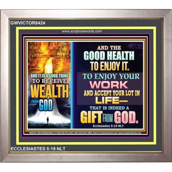 WEALTH FROM GOD   Art & Dcor Framed   (GWVICTOR8424)   